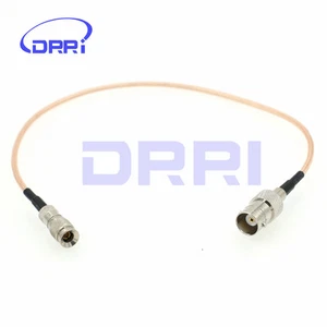 BNC hembra a mini-SDI HD 1.0/2.3 DIN macho RG179 coleta 75Ω 15cm - Imagen 1 de 3