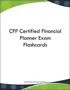 CFP Certified Financial Planner Exam Flashcards - Imagen 1 de 1