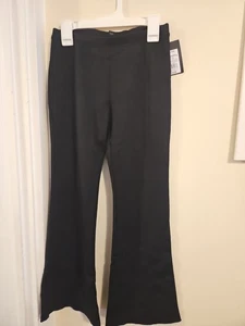 KIDS ART CLASS BLACK BOOT CUT DRESS PANTS W/Elastic Waistband NWT Size L 10-12 - Picture 1 of 6