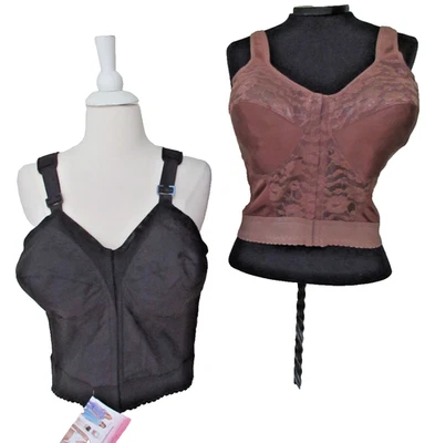 Lot of 2 – 42C Longline Front Hook Wireless Bras COMFORT CHOICE & EXQUISITE FORM - Image 1 of 4