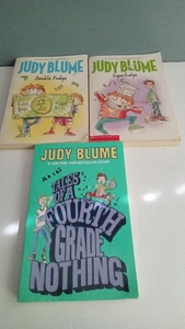 Judy Blume Books Lot: Tales of a Fourth Grade Nothing, Double Fudge, Superfudge - Bild 1 von 3