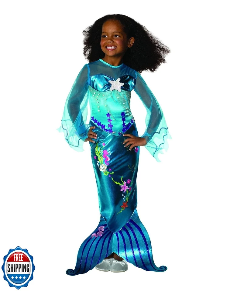 Fantasia de Sereia Mágica Infantil Rubie, Média - Imagem 1 de 1