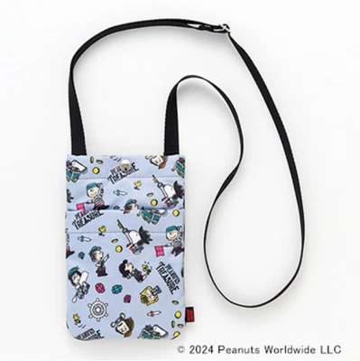 Bolso Bandolera PEANUTS Snoopy Smartphone Azul-Gris Hecho en Japón #711EK36 Foto 1 de 4