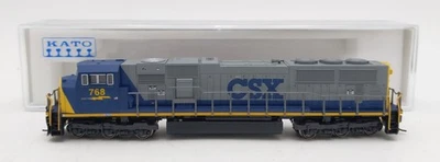 Kato 176-6307 N Scale CSX SD70MAC Diesel Locomotive #768 - Custom/Box - Image 1 of 4