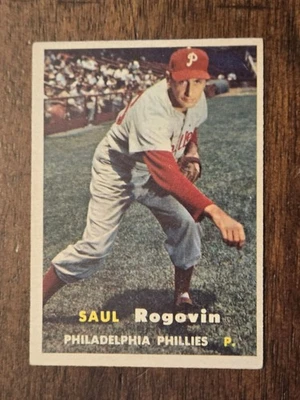 1957 Saul Rogovin #129 Phillies EX+ - Image 1 of 2