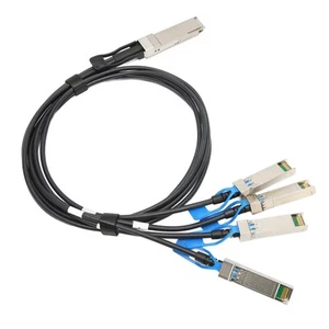 100G QSFP28 DAC Cable 1 Meter Transmission Distance QSFP28 To 4 SFP28 100G Sp FY - Afbeelding 1 van 22
