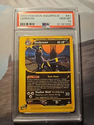 Umbreon #41/147 Aquapolis Non Holo PSA 10 Gem Mint Pokemon Tcg - Image 1 of 2