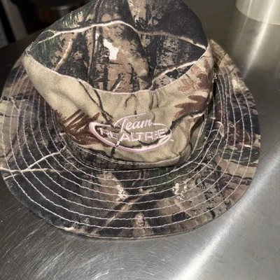 Team Realtree 2” Brim, Pink Stitching - #8  - Image 1 of 4