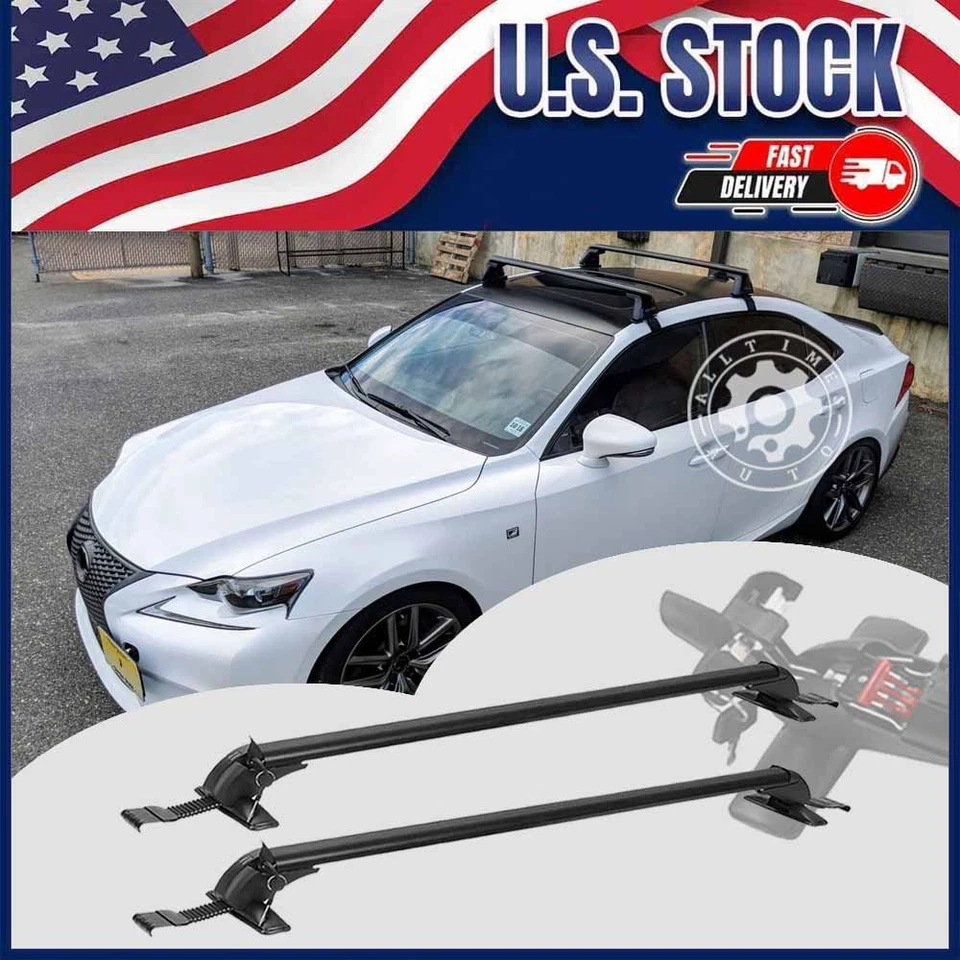 For Lexus IS250 IS300 IS350 IS500 Top Roof Rack Cross Bars Luggage Carrier CT - Image 1 of 4