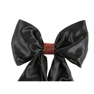 50 Red Rhinestone Bow Covers - 8 Row - wedding chair sash reusable - Picture 1 of 5