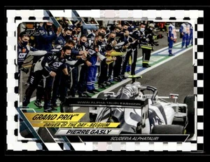 2021 Topps Formula 1 #164 Pierre Gasly Checkered Flag card - Picture 1 of 2