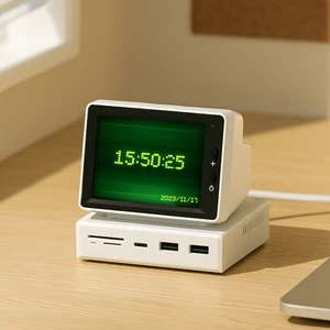 Hagibis 3.5" IPS Mini Monitor AIDA64 Display USB-C Hub Dock - PC MacBook Laptop - Picture 1 of 8