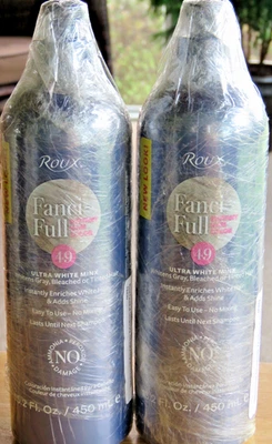 2- ROUX FANCI-COLOR DE CABELLO INSTANTÁNEO COMPLETO 49 ULTRA BLANCO MINX 15,2 OZ CADA UNO Foto 1 de 4