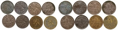 Netherlands - 1 Cent 1930, 1937, 1938, 1939, 1940, 1941, 1942, 1943 - Image 1 of 3