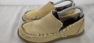 Zapatos cómodos mocasines sin cordones Crocs para hombre - talla 8. Color tostado/beige. - Imagen 1 de 6