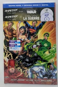 New Sealed Justice League Origin Vol. 1 HC Book & "War" DVD Set - Johns/ J Lee - Picture 1 of 5
