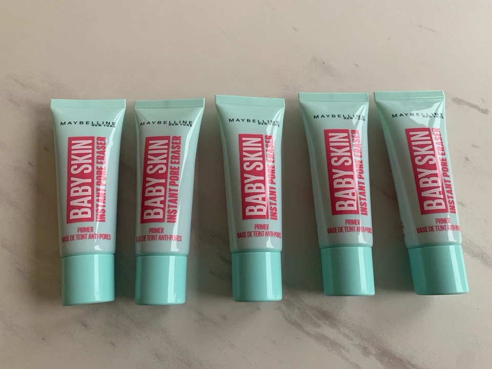 Maybelline New York Baby Skin Instant Pore Eraser Primer 22ml Pack of 5 - Image 1 of 4