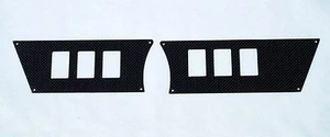 PANELES INTERRUPTORES DE TABLERO DE FIBRA DE CARBONO POLARIS RZR XP 1000 XC 900 PEQUEÑOS (2 PIEZAS) 40015 - Imagen 1 de 3