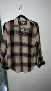 broadway and broome silk Flannel. NWT. M. Sheer - Picture 1 of 6