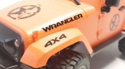 RC JEEP VINYL DECAL SET US STAR W/PUNISHER+WRANGLER+4X4 REAL VINYL 16PCS I-SET - Image 1 of 4