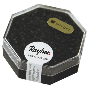 Delica-Rocaille, 2,2Mm Metallico Opaco, Scatola, Nero, 7G - Picture 1 of 2