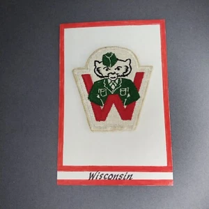 WI Wisconsin Badgers 3 1/4" Patch - Picture 1 of 3
