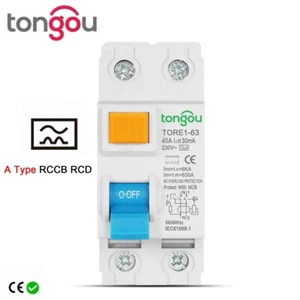 Type A RCCB RCD 230V 16A 63A Electromechanic Residual Current Circuit Breaker - Picture 1 of 6