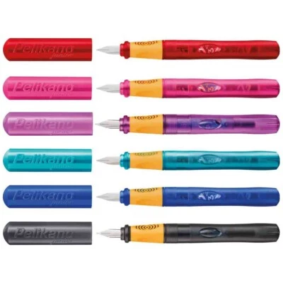 PELIKAN Schulfüller Pelikano Junior A Rechtshänder | Eratzfeder | Patronen [wähl