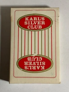Tarjetas de juego de casino Karls Silver Club Sparks Nevada - Imagen 1 de 5