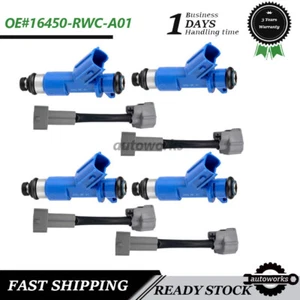 4X Fuel Injectors 410cc For Honda Civic Acura RDX RSX K20 K24 B16 16450-RWC-A01 - Picture 1 of 9