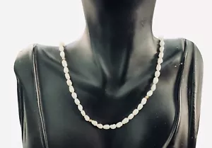 "Collar vintage de perlas de agua dulce de oro 14 K de 18""" - Imagen 1 de 3