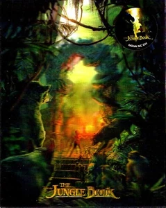 NEW The Jungle Book 3D Lenticular SteelBook Blu-ray Nova Media (Korea)[2016] - Picture 1 of 4