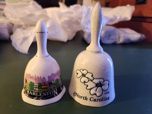 2 State Souvenir Glocken North Carolina & Charleston South Carolina - Bild 1 von 9