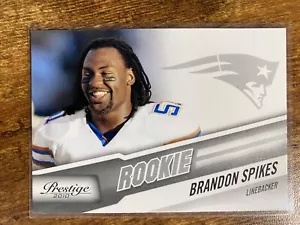 2010 Panini Prestige #213 Brandon Spikes RC New England Patriots - Picture 1 of 2