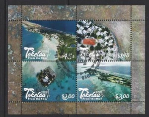 NEW ZEALAND 2018 TOKELAU "FROM THE SKY" MINIATURE SHEET FINE USED - Picture 1 of 1
