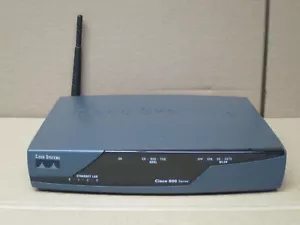  CISCO 877W-G-E-K9  877W Wireless 802.11 ADSL Integrated Services Router ISR - Picture 1 of 7