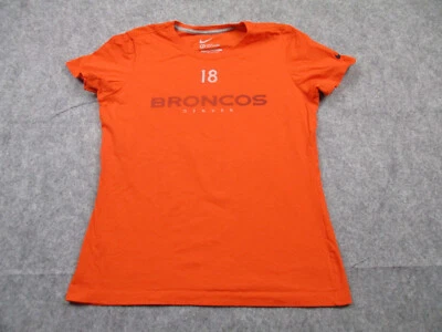 Peyton Manning Shirt Womens Extra Large Orange Nike NFL Football Denver Broncos - Image 1 of 4