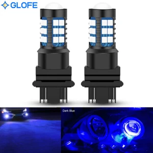 GLOFE 2X 3157 4157 LED Bombillas Azul Oscuro Alto Brillo 3030 SMD DRL Luz Diurna - Imagen 1 de 8
