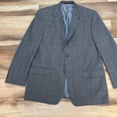 Chaqueta deportiva Tasso Elba Blazer para hombre 42R gris a cuadros lana Reda 2 botones Foto 1 de 4