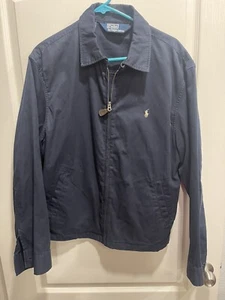 Polo Ralph Lauren Navy Blue Jacket Mens Size Large - Picture 1 of 8