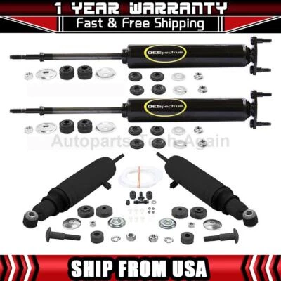 4 Amortiguadores delanteros traseros Monroe para Chevrolet Chevy II 1965 1962 1963 1964 Foto 1 de 4