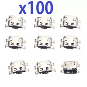 Posten 100 Micro USB Ladegerät Port für Alcatel OneTouch PIXI 3 5017A 5017E 5017X - Bild 1 von 1