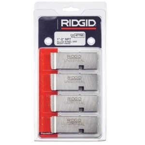 Ridgid 47750 Pipe Dies 1" to 2" 11-1/2 NPT Universal Die Heads RH *BRAND NEW* - Picture 1 of 3
