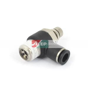 3/8" 3/8NPT Male Thread Air Flow Speed Control Valve Push in Quick Fitting.⊕IK - Picture 1 of 5