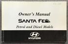 HYUNDAI SANTA FE SUV Car Owner's Manual MAY 2001 #HP2895 05/01