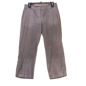 J. Jill Women's Gray Heather Wool Cropped Trouser Pants - Size 6 - Picture 1 of 4