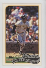 1989 Topps/LJN Baseball Talk Bobby Bonilla #114