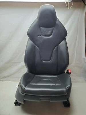 2008-2016 Audi S5 B8.5 Delantero Derecho Pasajero Sport Asiento Negro OEM - Imagen 1 de 4
