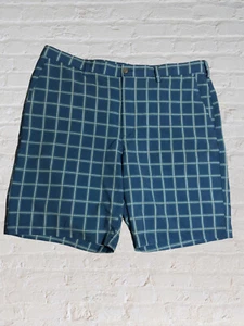 PGA Tour Regular Fit Herren Gr. 40 blau kariert Golfshorts - Bild 1 von 3