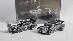 1:64 Pop Race Nissan Skyline GT-R Hakosuka Nissan Laurel C130 Set Daigo Saito - Bild 1 von 10